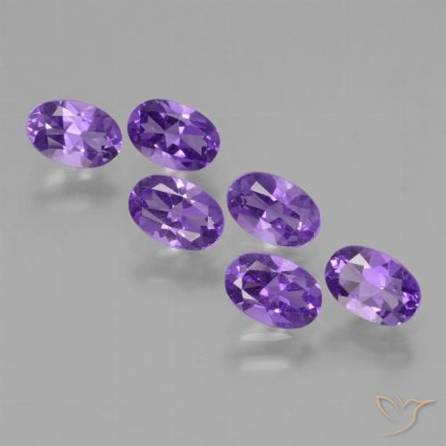 2.41ctw Naturel Violet foncé Améthyste, ovale, VVS-VS