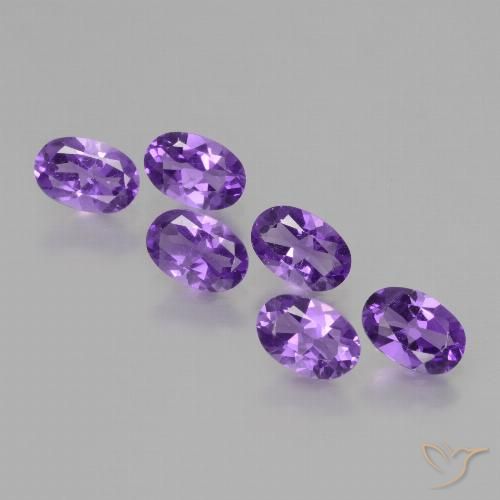 2.35ctw Naturel Violet moyen Améthyste, ovale, VVS-VS