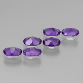 Achetez naturel 2,31ct violet moyen améthyste gems, coupe ovale, en provenance brésil chez gemselect. en stock, livraison internationale!