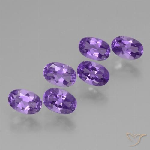 2.73ctw Naturel Violet moyen Améthyste, ovale, VVS-VS