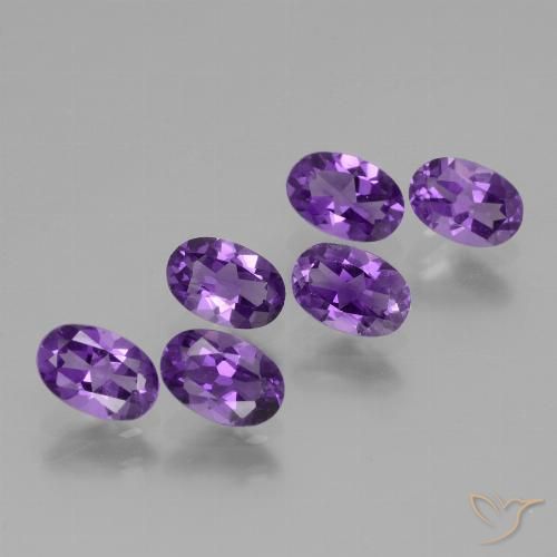 2.57ctw Naturel Violet moyen Améthyste, ovale, VVS-VS