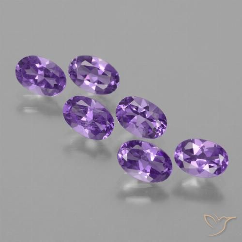 2.41ctw Naturel Violet moyen Améthyste, ovale, VVS-VS
