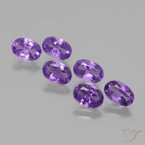 Achetez naturel 2.42ct Violet moyen Améthyste gems, Coupe ovale, En provenance Brésil chez GemSelect. En stock, livraison internationale!