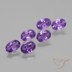 Achetez naturel 2.42ct Violet moyen Améthyste gems, Coupe ovale, En provenance Brésil chez GemSelect. En stock, livraison internationale!