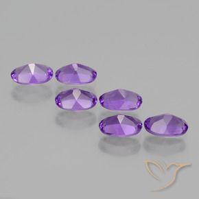 Achetez naturel 2.42ct Violet moyen Améthyste gems, Coupe ovale, En provenance Brésil chez GemSelect. En stock, livraison internationale!