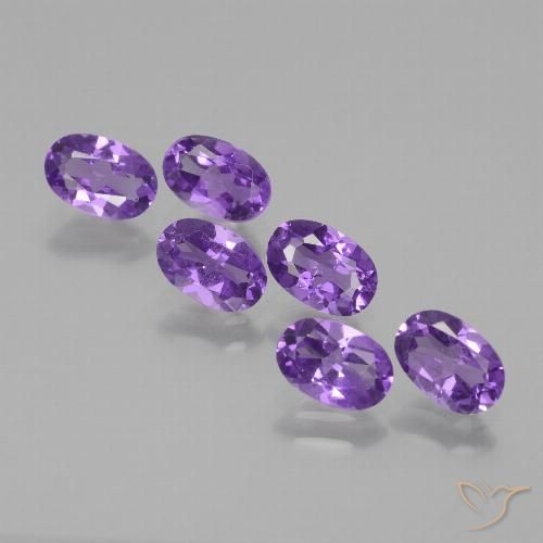 2.52ctw Naturel Violet intense Améthyste, ovale, VVS-VS