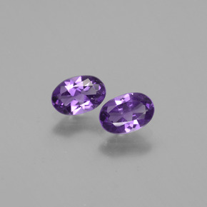 Achetez naturel ct Violet Améthyste gems, Coupe ovale, En provenance Brésil chez GemSelect. En stock, livraison internationale!