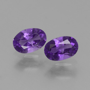 Achetez naturel ct Violet Améthyste gems, Coupe ovale, En provenance Brésil chez GemSelect. En stock, livraison internationale!