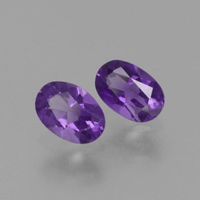 Achetez naturel ct Violet Améthyste gems, Coupe ovale, En provenance Brésil chez GemSelect. En stock, livraison internationale!