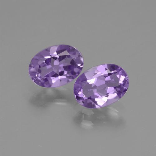 Achetez naturel 1,45ct violet moyen améthyste gems, coupe ovale, en provenance brésil chez gemselect. en stock, livraison internationale!
