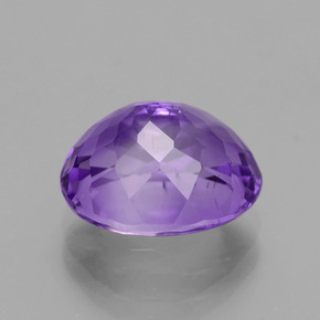 Améthyste Violet naturelle Coupe ovale, 4.08 ct, VS-SI