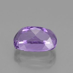 Améthyste Violet naturelle Coupe coussin, 3.97 ct, VS