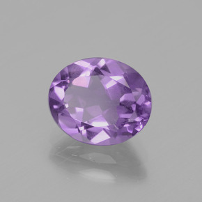 Améthyste Violet naturelle Coupe ovale, 2.00 ct, VS