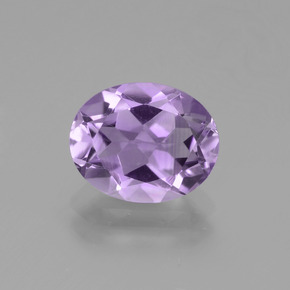 Améthyste violet naturelle coupe ovale, 2,58 ct, VVS-VS