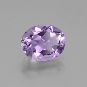 Améthyste violet naturelle coupe ovale, 2,58 ct, VVS-VS