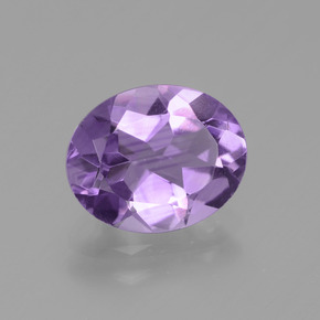 Améthyste Violet naturelle Coupe ovale, 2.33 ct, VVS-VS