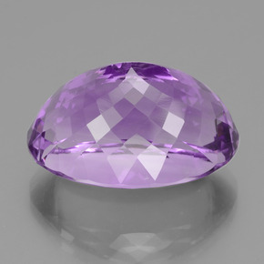 Améthyste violet naturelle coupe ovale, 31,57 ct, VVS-VS
