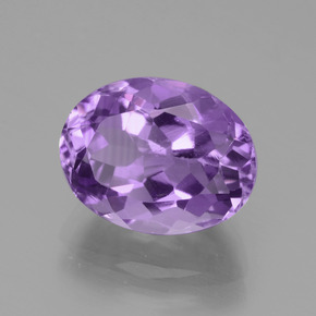 Améthyste violet rosé naturelle coupe ovale, 3,75 ct, VS-SI