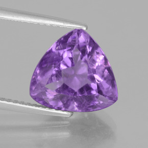 Améthyste Violet naturelle Trillion, 4.70 ct, VS