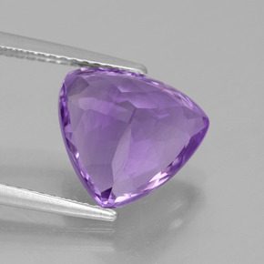 Améthyste Violet naturelle Trillion, 4.70 ct, VS