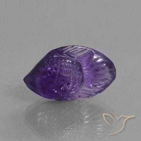 Améthyste Violet foncé naturelle Fantaisie, 10.52 ct, Transparent