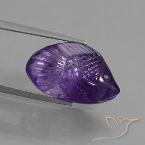 Améthyste Violet foncé naturelle Fantaisie, 10.52 ct, Transparent