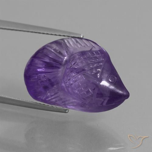 15.44ct Naturel Violet moyen Améthyste, Fantaisie, Transparent
