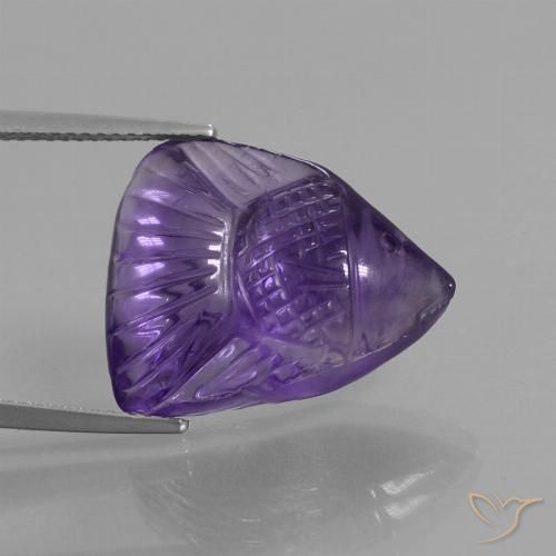 Améthyste Violet moyen naturelle Fantaisie, 11.97 ct, Transparent