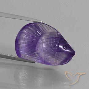 Améthyste Violet moyen naturelle Fantaisie, 13.40 ct, Transparent