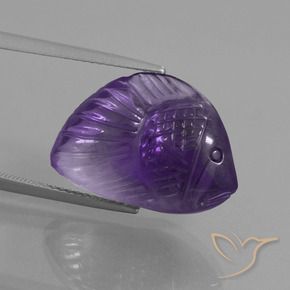Améthyste Violet moyen naturelle Fantaisie, 12.56 ct, Transparent