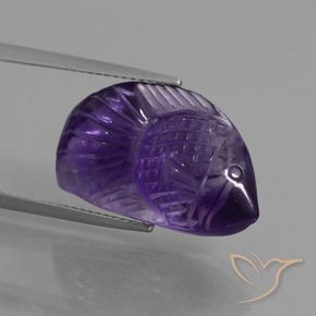 Améthyste Violet foncé naturelle Fantaisie, 13.44 ct, Transparent