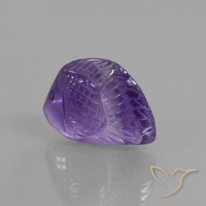 Améthyste Violet moyen naturelle Fantaisie, 15.38 ct, Transparent