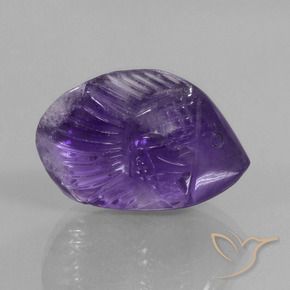 Améthyste Violet foncé naturelle Fantaisie, 16.45 ct, Transparent