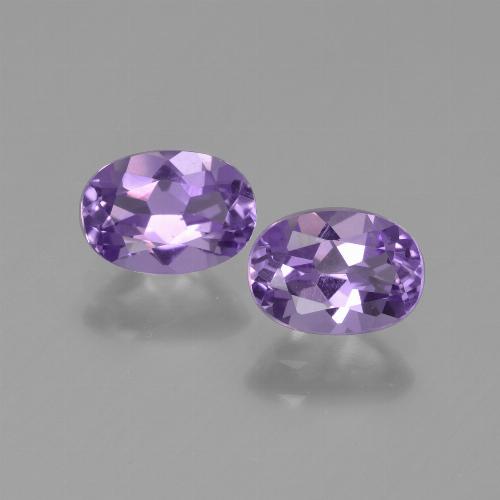Achetez naturel 1.43ct Violet moyen Améthyste gems, Coupe ovale, En provenance Brésil chez GemSelect. En stock, livraison internationale!