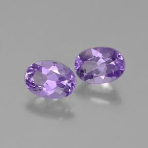 Achetez naturel 1.43ct Violet moyen Améthyste gems, Coupe ovale, En provenance Brésil chez GemSelect. En stock, livraison internationale!