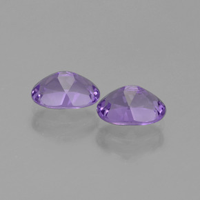 Achetez naturel 1.43ct Violet moyen Améthyste gems, Coupe ovale, En provenance Brésil chez GemSelect. En stock, livraison internationale!