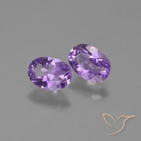 Shop natural 1.43ct Teinte violet profond Améthyste gems, ovale, from Brésil at GemSelect. In stock, global shipping!