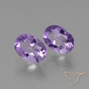 Achetez naturel 1,43ct violet améthyste gems, coupe ovale, en provenance brésil chez gemselect. en stock, livraison internationale!