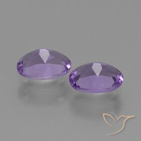 Achetez naturel 1,43ct violet améthyste gems, coupe ovale, en provenance brésil chez gemselect. en stock, livraison internationale!
