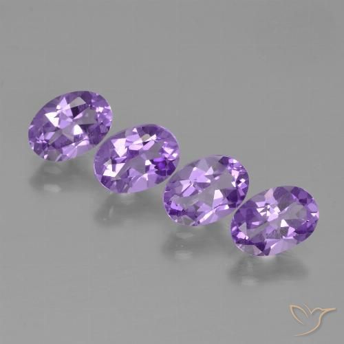 2.80ctw Naturel Violet vif Améthyste, ovale, VS