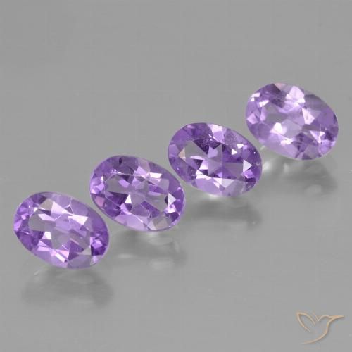 2.85ctw Naturel Violet foncé Améthyste, ovale, VS