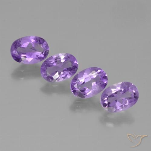 2.80ctw Naturel Violet moyen Améthyste, ovale, VS