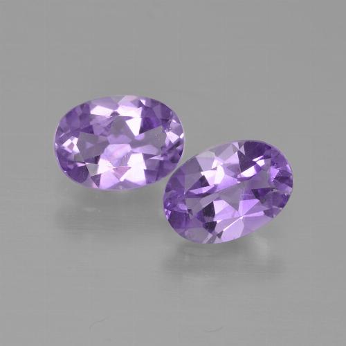 Achetez naturel 1.40ct Violet moyen Améthyste gems, Coupe ovale, En provenance Brésil chez GemSelect. En stock, livraison internationale!