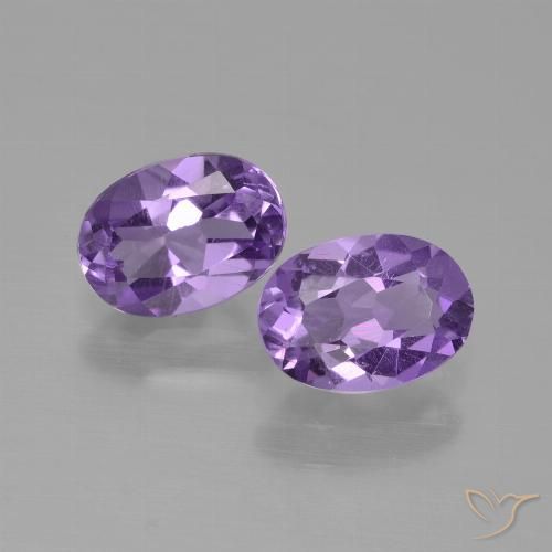 1.46ctw Naturel Violet foncé Améthyste, ovale, VVS-VS