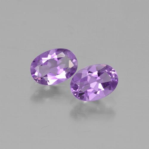 Achetez naturel 1,37ct violet rosé améthyste gems, coupe ovale, en provenance brésil chez gemselect. en stock, livraison internationale!