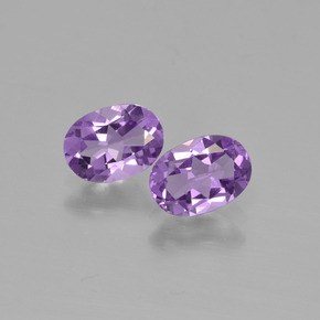 Achetez naturel 1.35ct Violet Rosâtre Améthyste gems, Coupe ovale, En provenance Brésil chez GemSelect. En stock, livraison internationale!