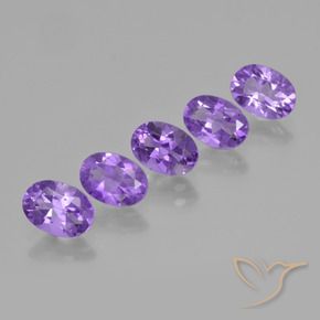 Shop natural 3.73ct Violet moyen Améthyste gems, ovale, from Brésil at GemSelect. In stock, global shipping!