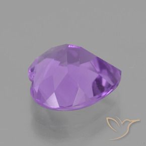 Améthyste violet rosé naturelle forme de coeur, 2,88 ct, VVS-VS