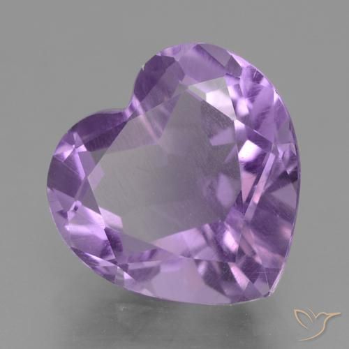 Améthyste Violet moyen naturelle Cœur, 2.81 ct, VS