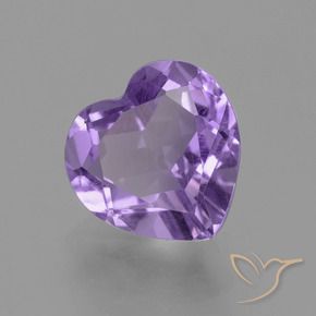Améthyste Teinte violet profond naturelle Cœur, 3.13 ct, VS